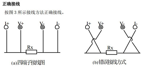 回路電阻測試儀測試夾的正確接線(xiàn)方法