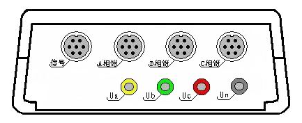 便攜式三相電能質(zhì)量分析儀正面上方